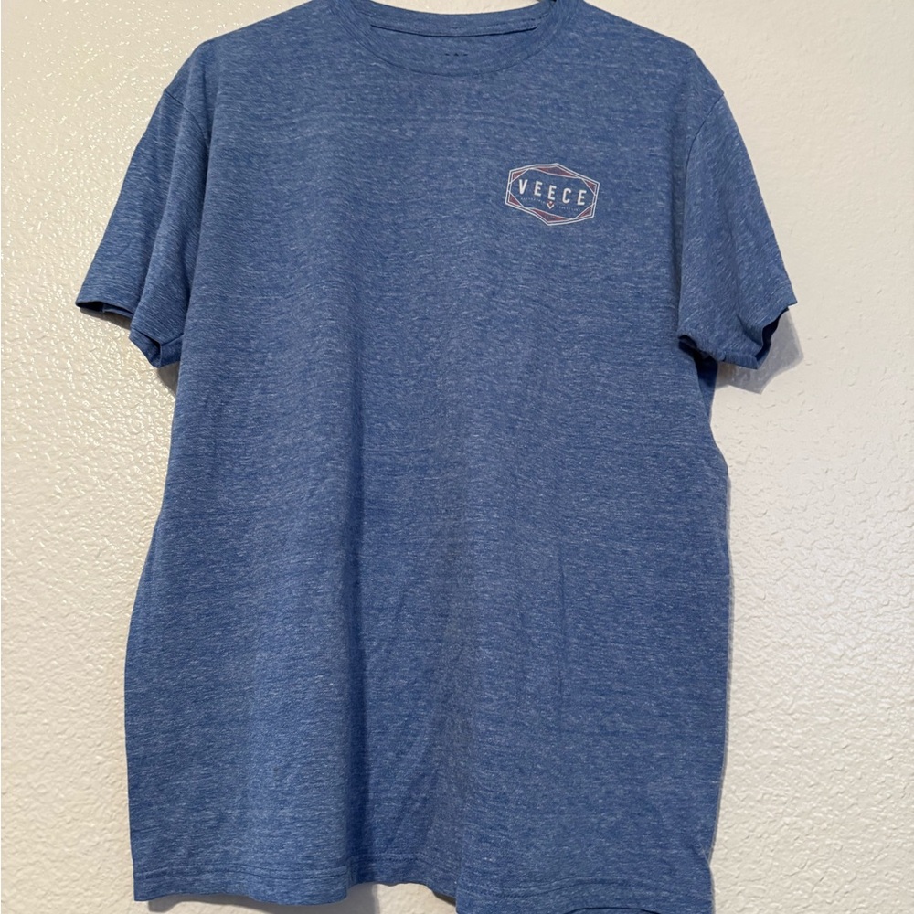 Men's Heather Blue Short Sleeve Tee